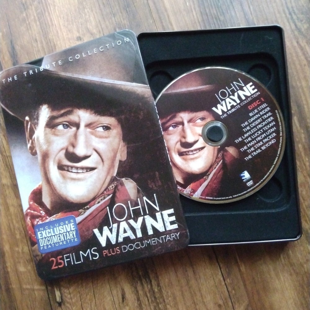 John Wayne The Tribute Collection 25 films plus documentary